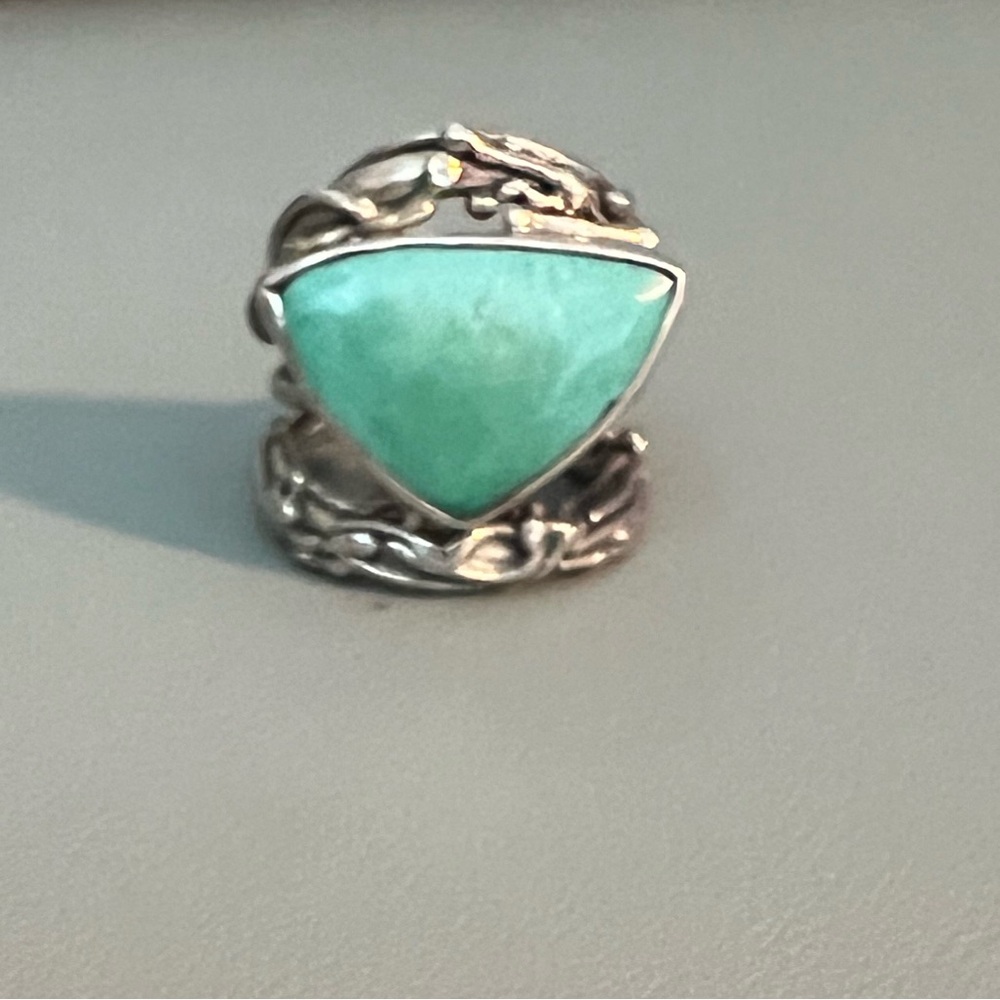 Statement Piece. Sterling Silver & Turquoise. - image 1